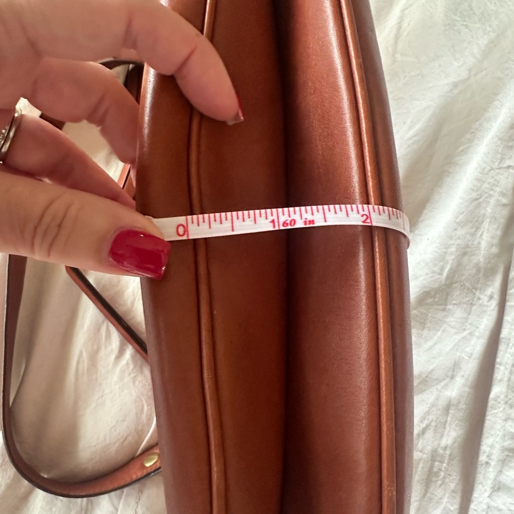 Coach Tan Leather Shoulder Bag - Picture 10 of 10